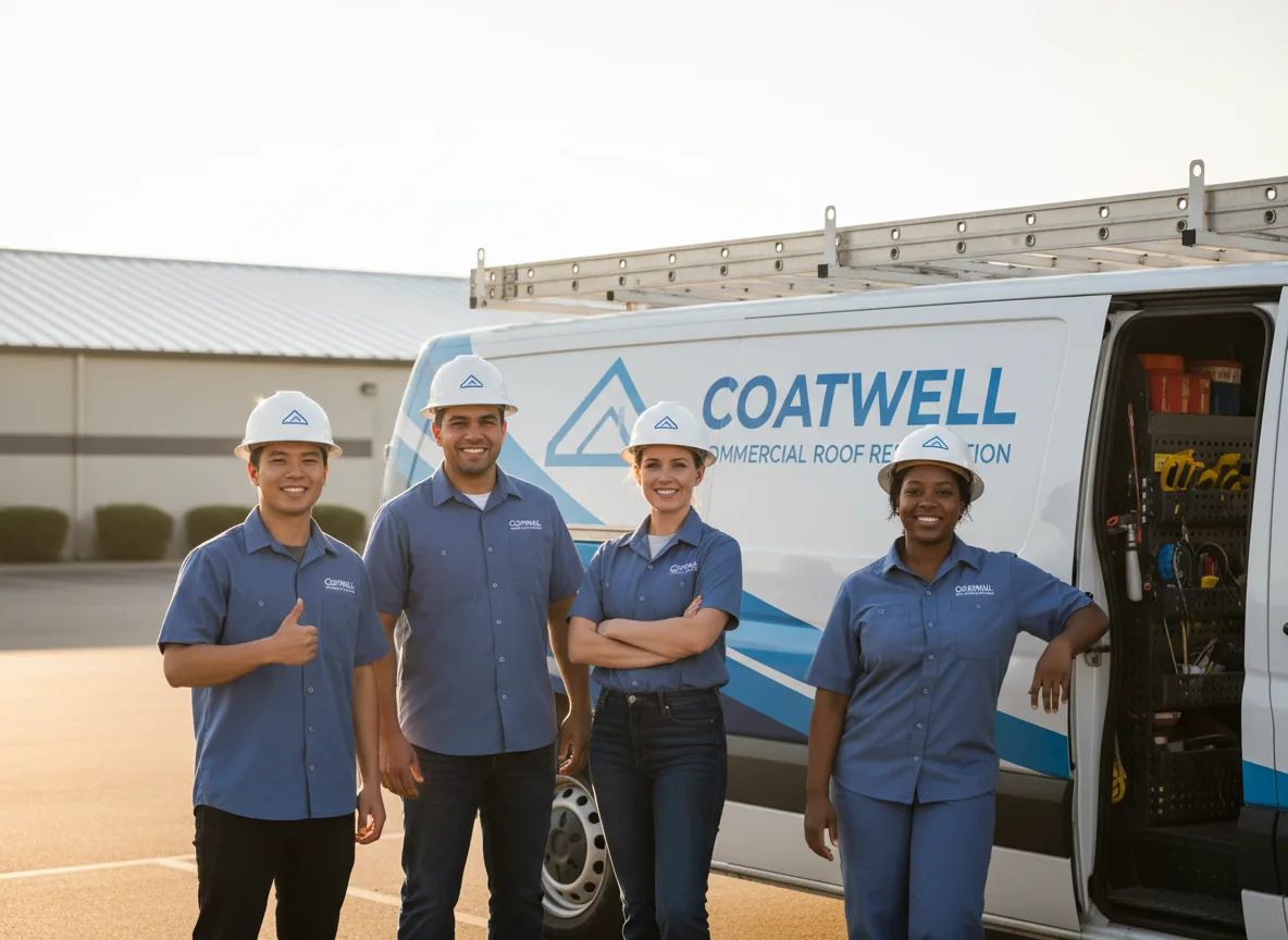 Commercial roof coating company in Roland, OK